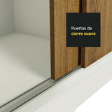 Closet Reno 3 Puertas Corredizas 2 Espejos