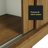 Closet Tokio 2 Puertas Corredizas 2 Cajones