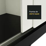 Closet Tokio 2 Puertas Corredizas 2 Cajones