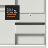 Closet Max 2 Puertas Corredizas con Espejos