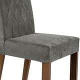 Kit 2 Sillas de Comedor Madesa 4256 Silver