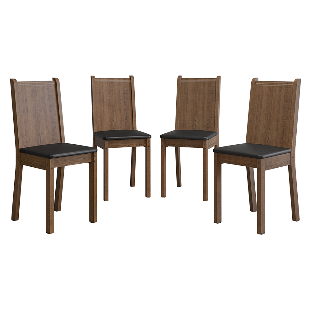 Kit de 4 Sillas de Comedor 4290