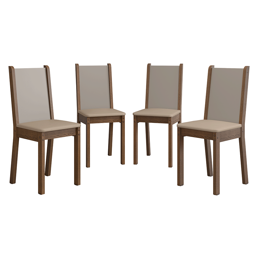 Kit de 4 Sillas de Comedor 4291