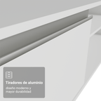 Centro de Entretenimiento Mesa para TV Glamy Hasta 80 Plgdas