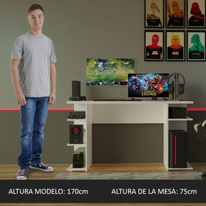 
                  
                    Cargar imagen en el visor de la galería, Mueble Escritorio Gamer Moderno 136cm
                  
                