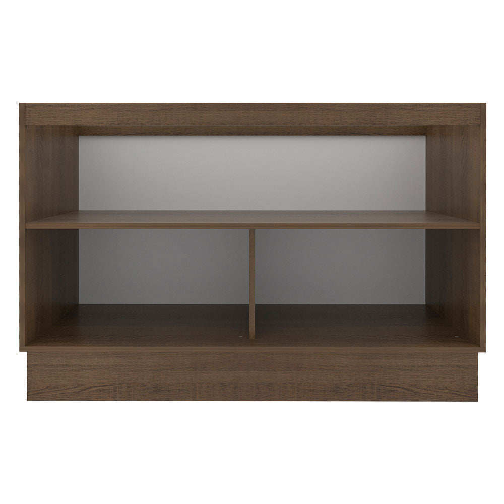 Mueble de Cocina Bajo Glamy 1.20 Metros 2 Puertas Marrón/Blanco