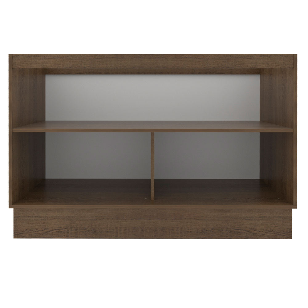 Mueble de Cocina Bajo Glamy 1.20 Metros 2 Puertas Marrón/Negro