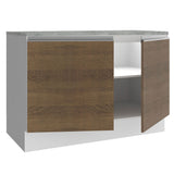 Mueble de Cocina Bajo Glamy 1.20 m 2 Puertas con Encimera