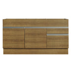 Mueble de Cocina Bajo Glamy 1.50 m 2 Puertas 2 Cajones Marrón