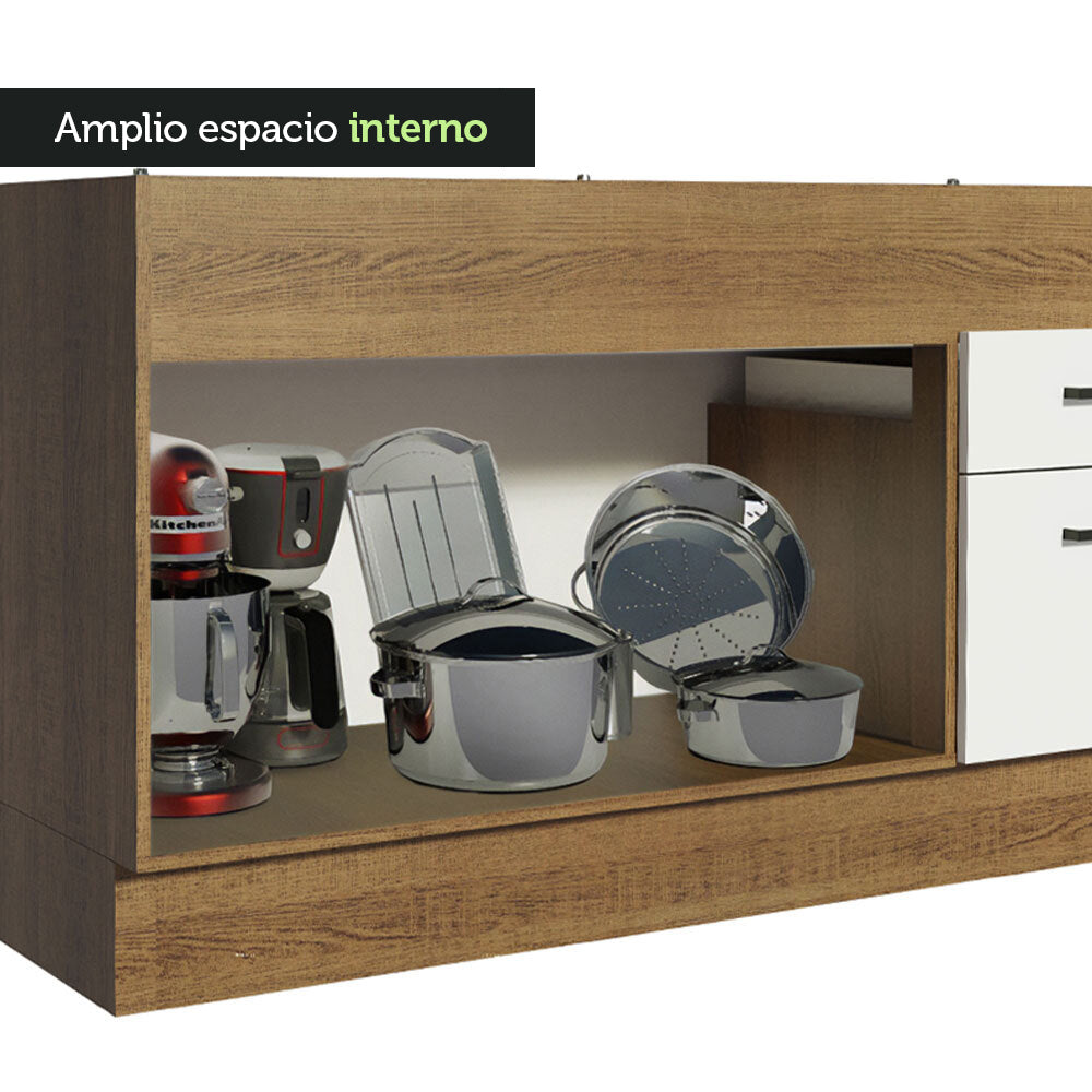 Mueble de Cocina Bajo Agata 1.50 m 2 Puertas 2 Cajones