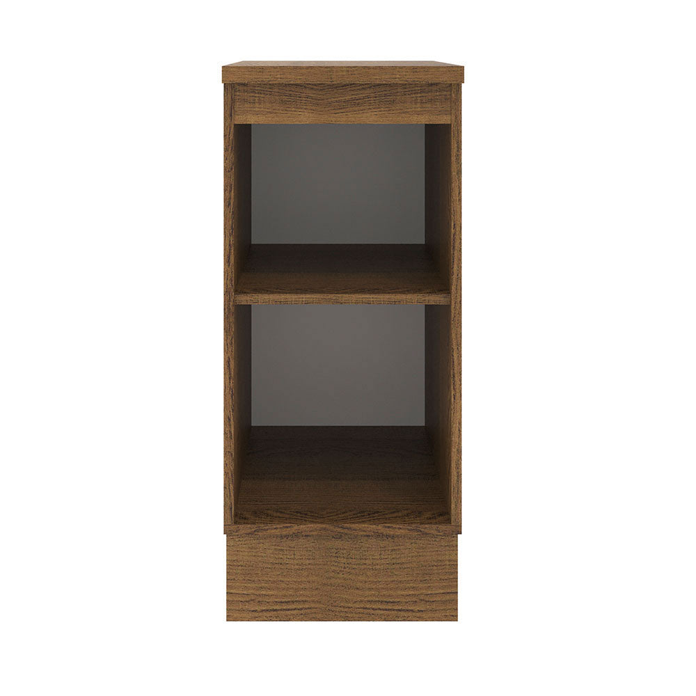 Mueble de Cocina Bajo Agata 35 cm 1 Puerta Marrón/Blanco