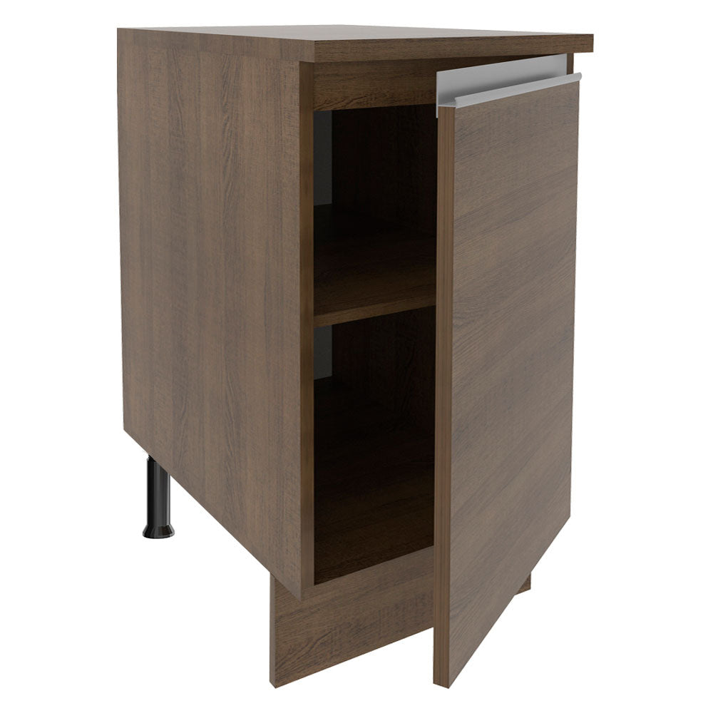 Mueble de Cocina Bajo Glamy 40 cm 1 Puerta Marrón