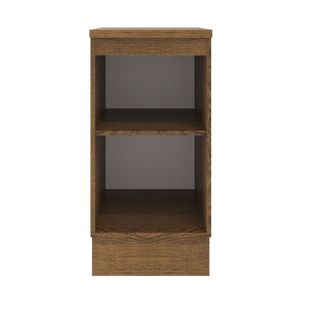 Mueble de Cocina Bajo Agata 40 cm 1 Puerta Marrón/Blanco