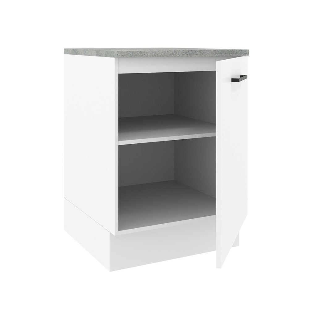 Mueble de Cocina Bajo Agata 60 cm 1 Puerta Blanco