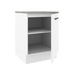 Mueble de Cocina Bajo Agata 60 cm 1 Puerta Blanco