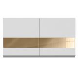 Mueble de Cocina Superior Glamy 1.20 m 2 Puertas con Cristal Reflex
