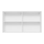 Mueble de Cocina Superior Glamy 1.20 Metros 2 Puertas Blanco/Marrón