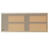 Mueble de Cocina Superior 1.20m 2 Puertas Corredizas de Cristal Reflex