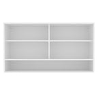 Mueble de Cocina Superior Glamy 1.20 m 2 Puertas Corredizas de Cristal 1 Nicho Blanco