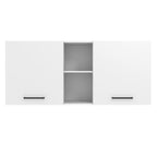 Mueble de Cocina Superior Agata 1.50 m 2 Puertas 2 Nichos Centrales Blanco