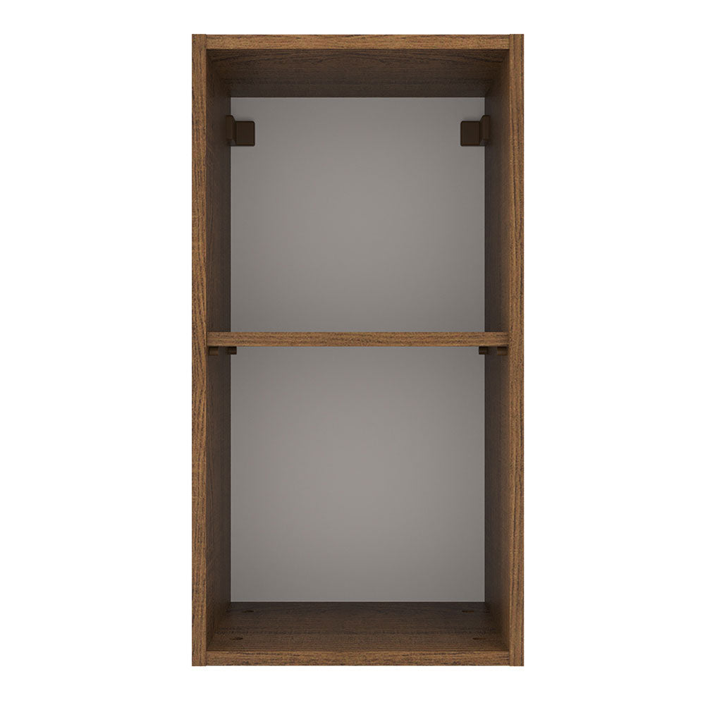 Mueble de Cocina Superior Agata 35 cm 1 Puerta Marrón/Blanco