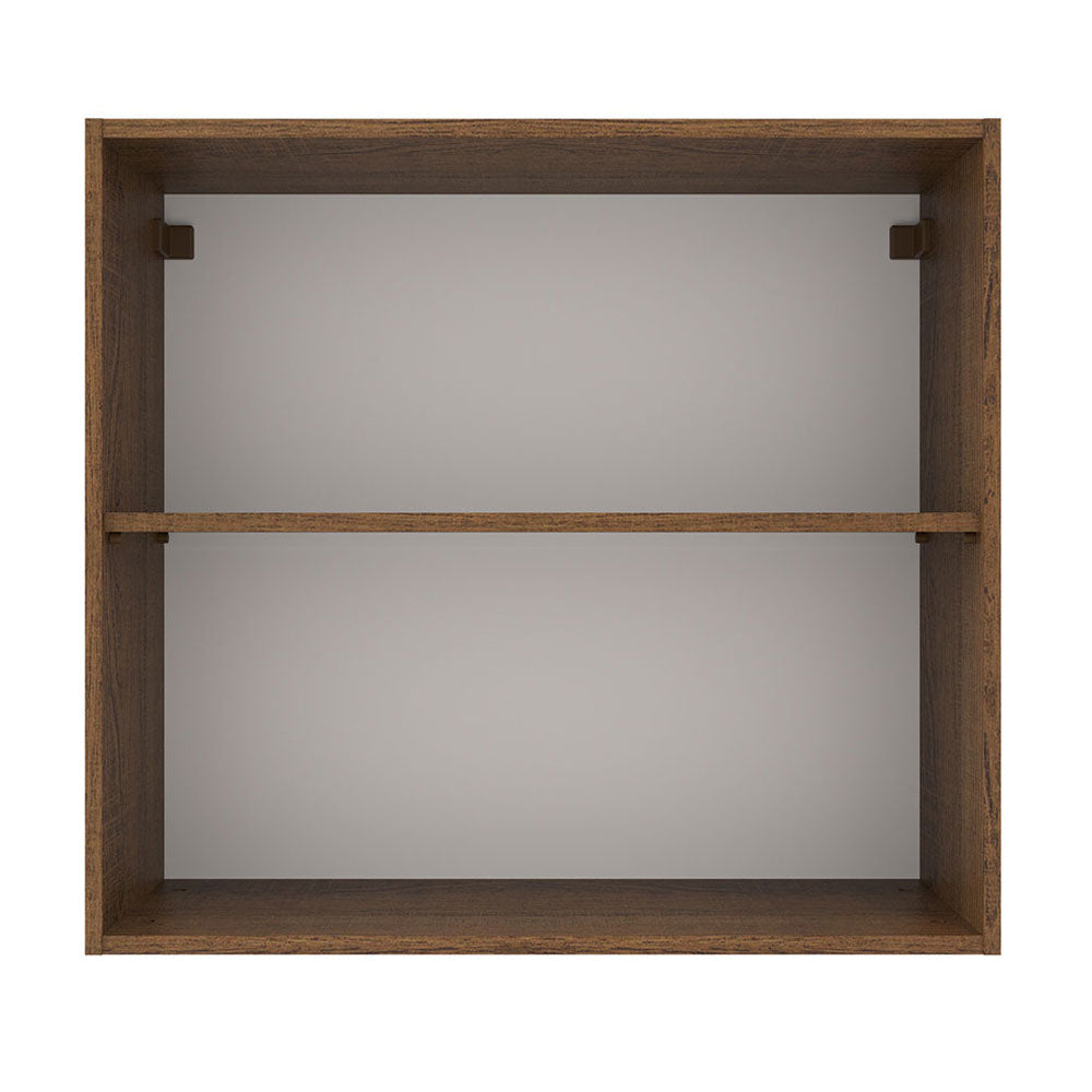 Mueble de Cocina Superior Agata 70 cm 2 Puertas Marrón/Blanco