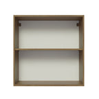 Mueble de Cocina Superior Glamy 70 cm 2 Puertas Marrón/Blanco