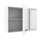 Mueble de Cocina Superior de Esquina Agata 1 Puerta Blanco