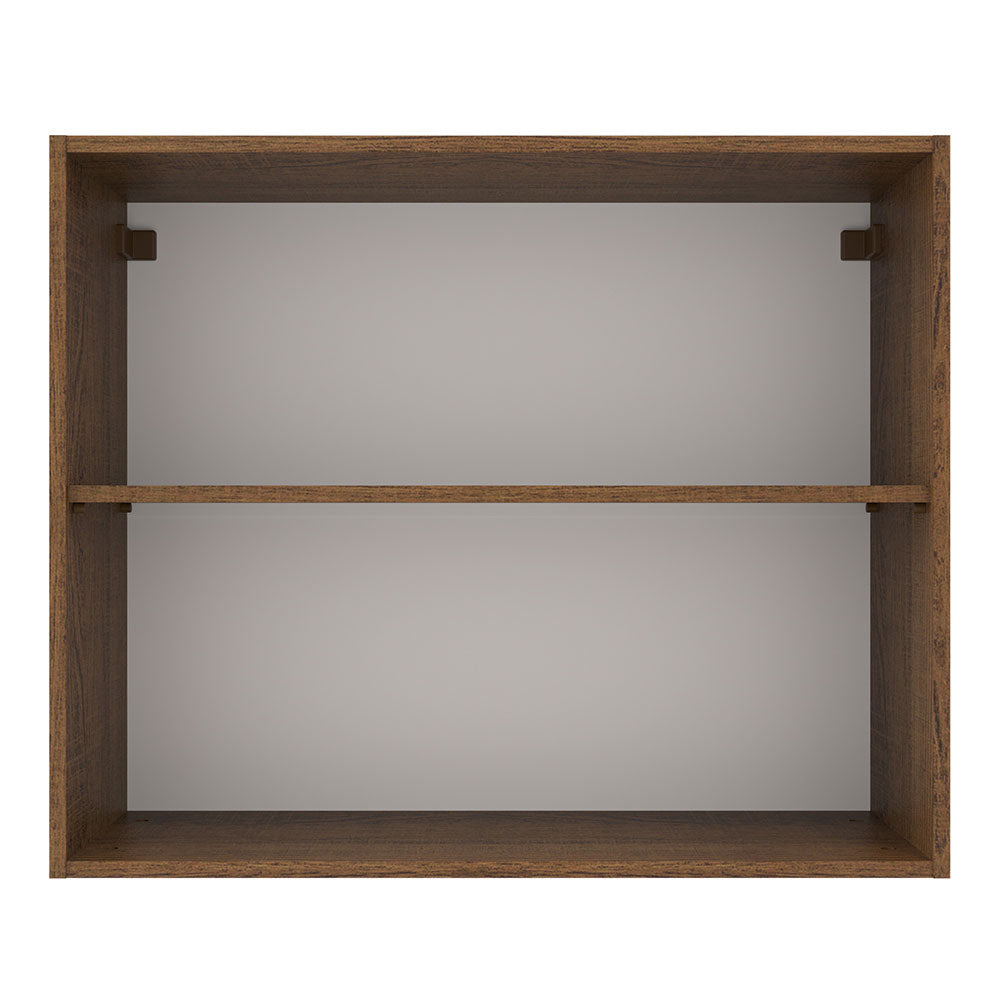 Mueble de Cocina Superior Agata 80 cm 2 Puertas Marrón/Crema