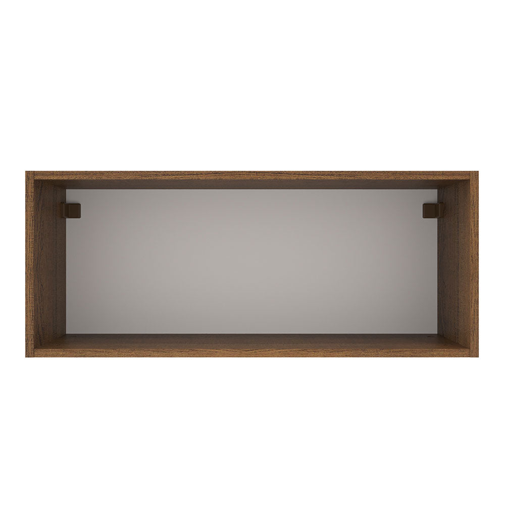 Mueble de Cocina Superior Agata 80 cm 1 Puerta Abatible Marrón/Blanco