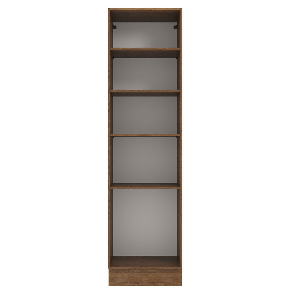 Mueble de Cocina Armario Vertical Agata 3 Puertas Marrón/Blanco