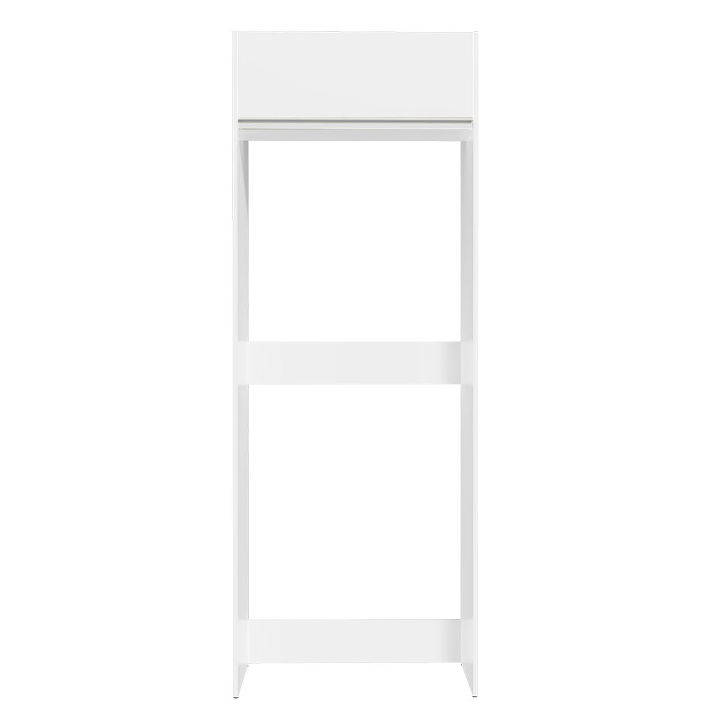 Mueble de Cocina para Nevera Glamy 1 Puerta Abatible Blanco