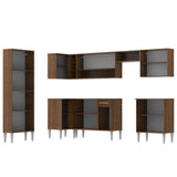 Cocina Integral de Esquina Emilly Moon 4.80 m