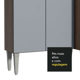Cocina Integral Emilly 2.30 m con Mesón de Acero 10