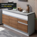 Cocina Integral Glamy 1.50 m con Encimera 01