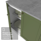 Cocina Integral Vik 2.70 Metros Blanco/Verde 04