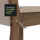 Juego de Comedor Claire con 4 Sillas