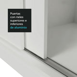 Closet Monaco 3 Puertas Corredizas con Espejos