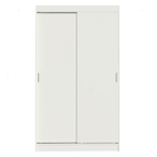 Clóset Tokio 2 Puertas Corredizas 2 Cajones Blanco 218 cm x 109 cm x 54 cm