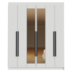 Closet Venus 6 Puertas 4 Cajones 2 Espejos Blanco