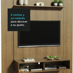 Panel para TV Arizona Hasta 55 Pulgadas Marrón