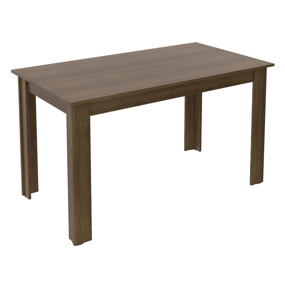 Juego de Comedor Ellen con 4 Sillas Marrón/Negro