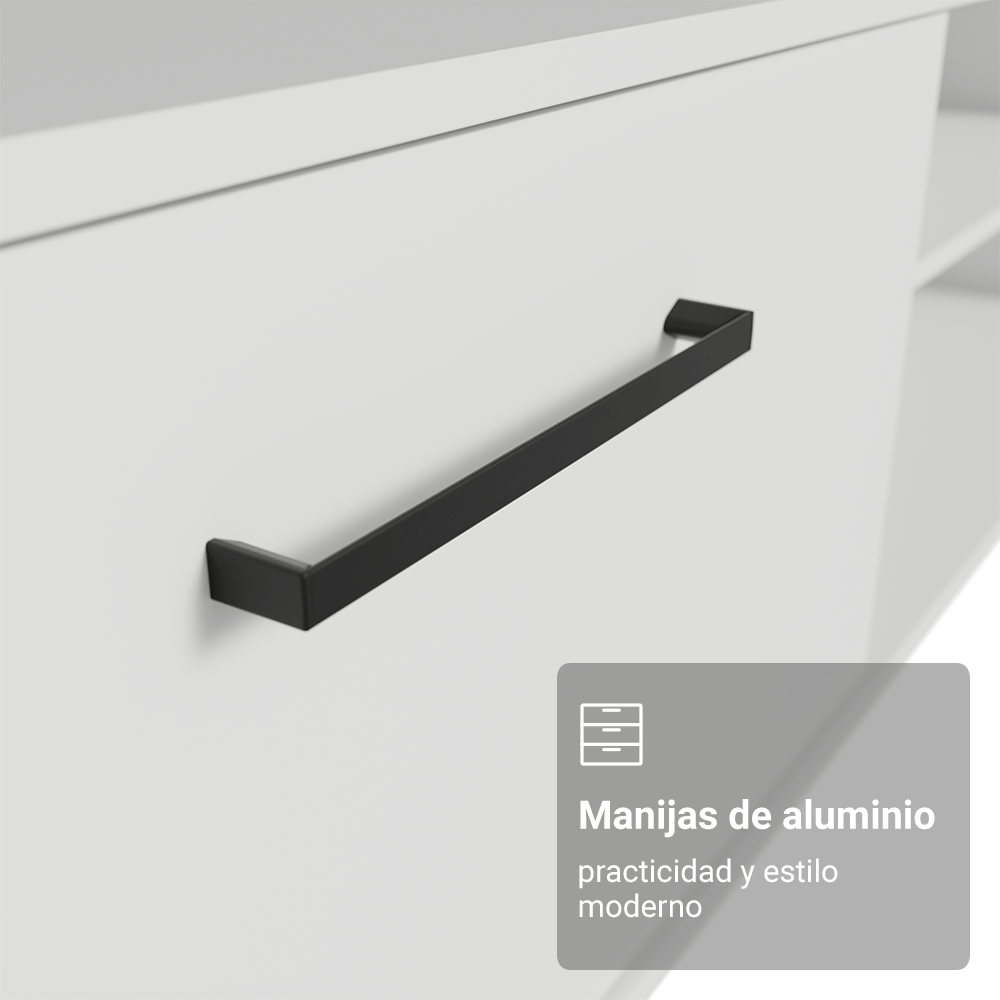 Centro de Entretenimiento Mesa para TV Agata Hasta 80 Plgds