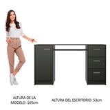 Escritorio de Oficina Alaska 1 Puerta 3 Cajones