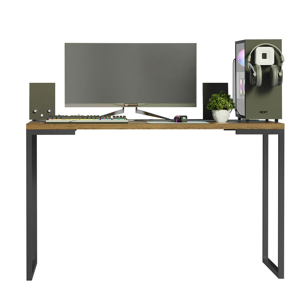 Escritorio de Oficina Industrial Madesa de 120 cm Marrón