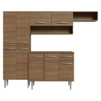 Cocina Integral Emilly Top 2.30 Metros Marrón