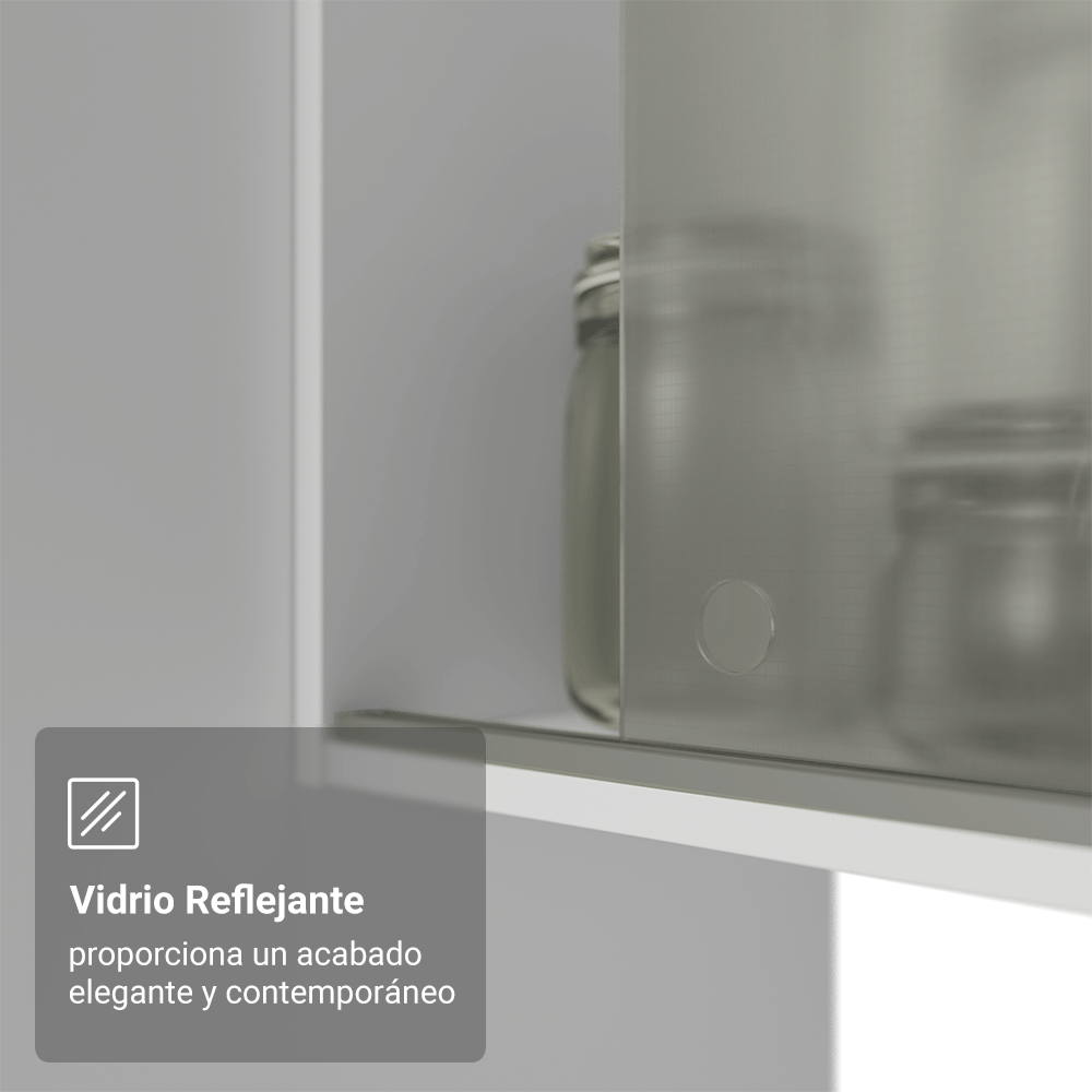 Cocina Integral Topazio 2.40 m con Encimera Blanco