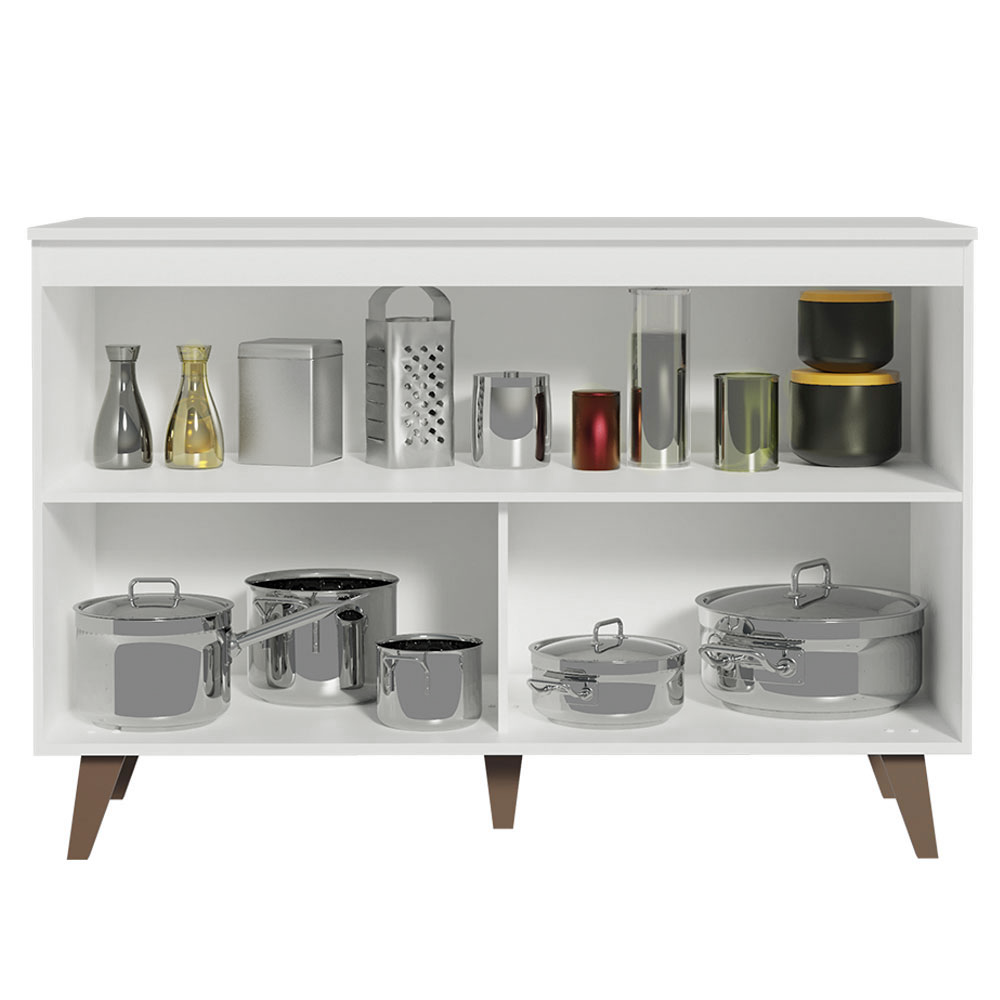 Mueble de Cocina Bajo Reims 1.20 Metros 2 Puertas con Encimera Blanco