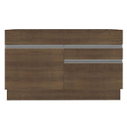 Mueble de Cocina Bajo Glamy 1.20 m 1 Puerta 2 Cajones Marrón