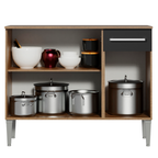 Mueble de Cocina Emilly 1.05 m 3 Puertas 1 Cajón con Encimera de MDP